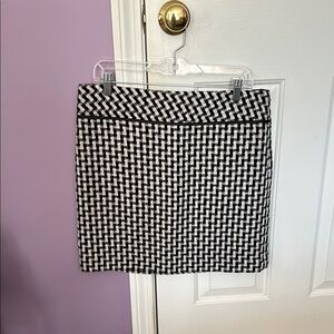 Stylish Black and White Skirt